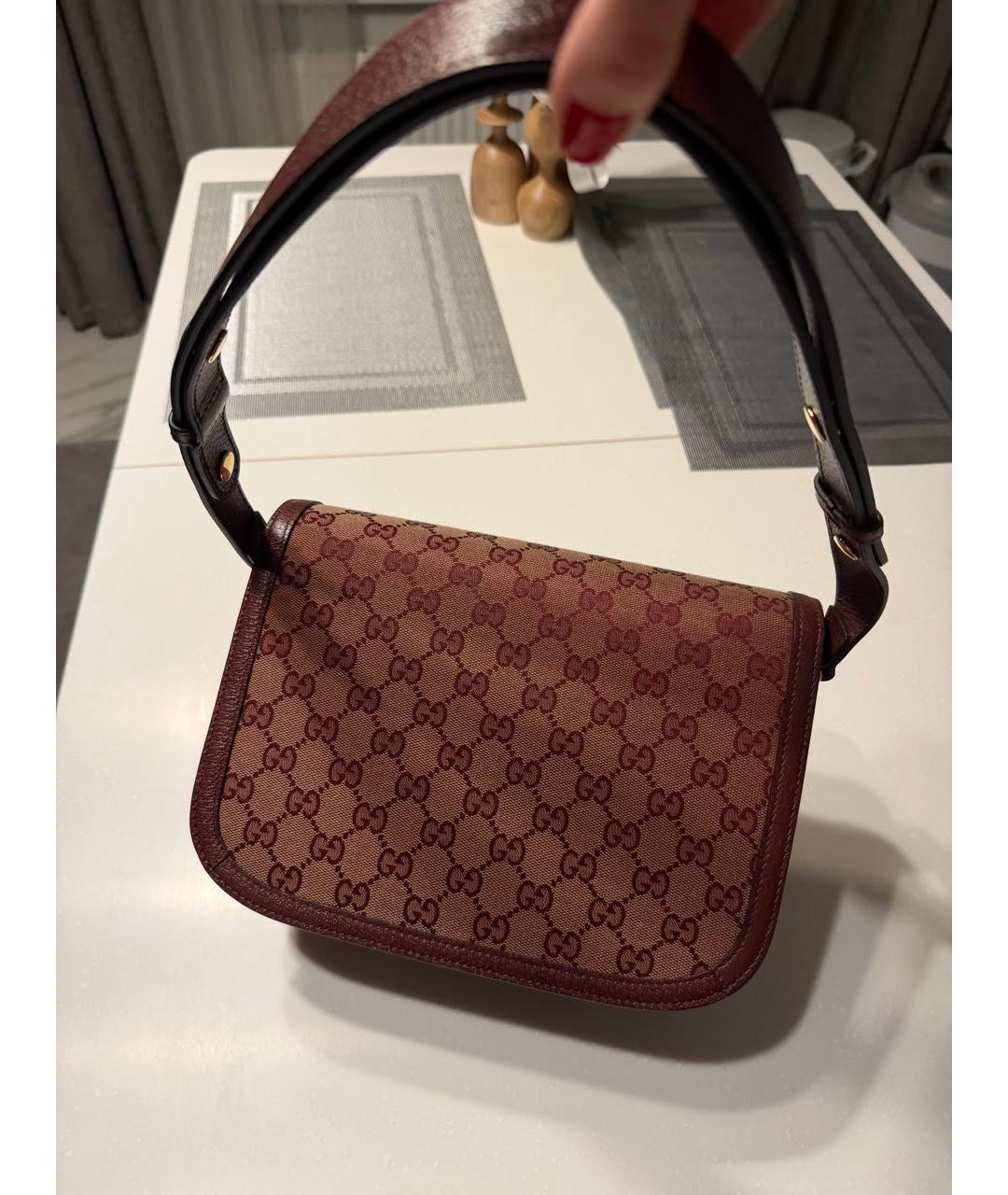 GUCCI Бордовая сумка через плечо, фото 3