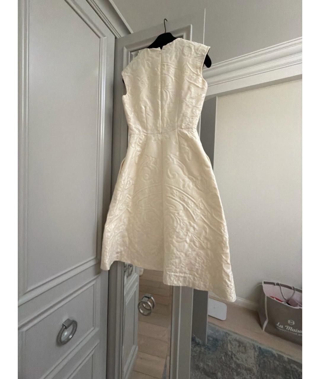 VALENTINO Белое коктейльное платье, фото 2