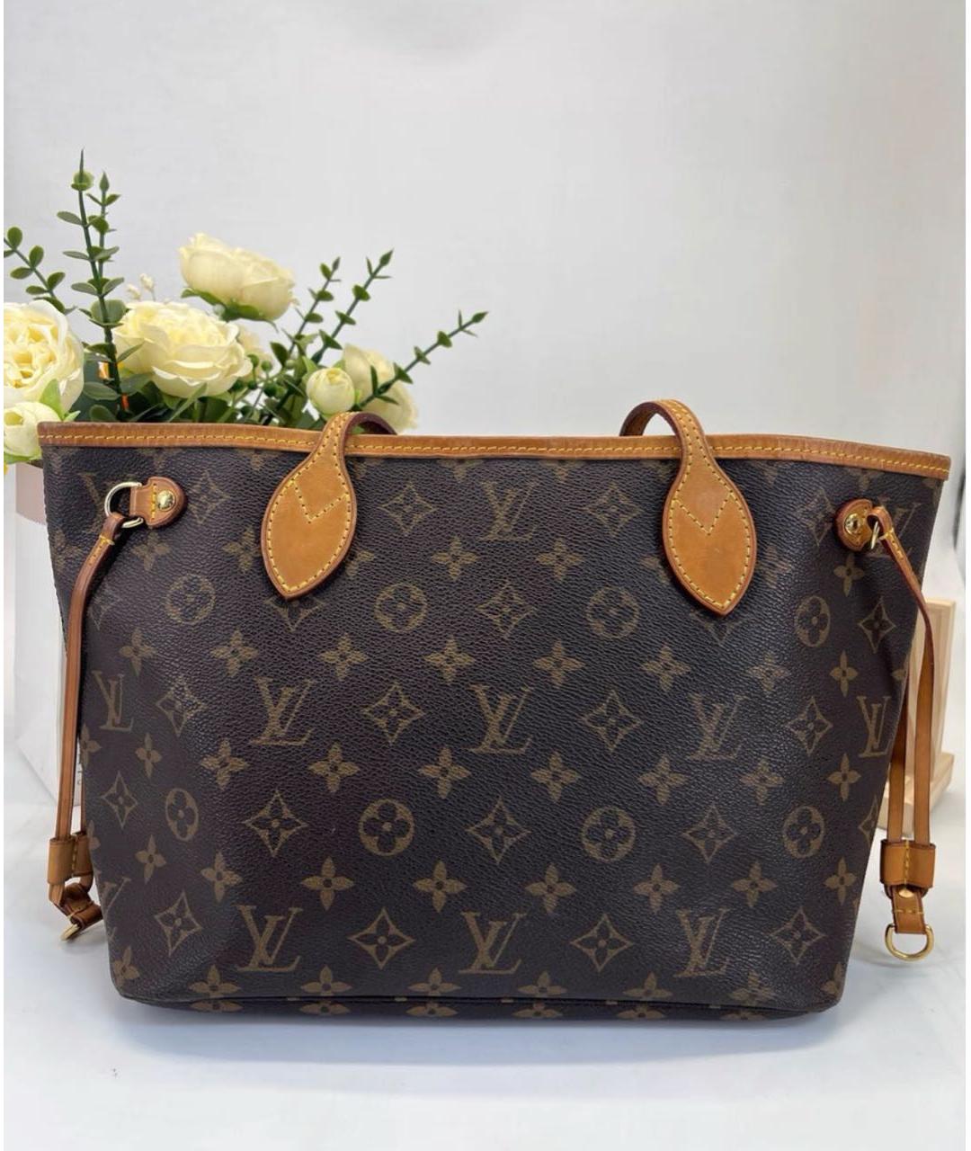 LOUIS VUITTON Коричневая сумка тоут, фото 2