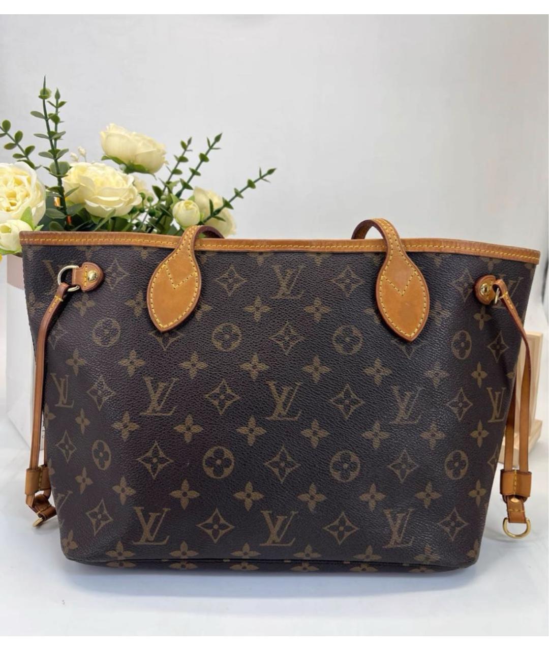 LOUIS VUITTON Коричневая сумка тоут, фото 3