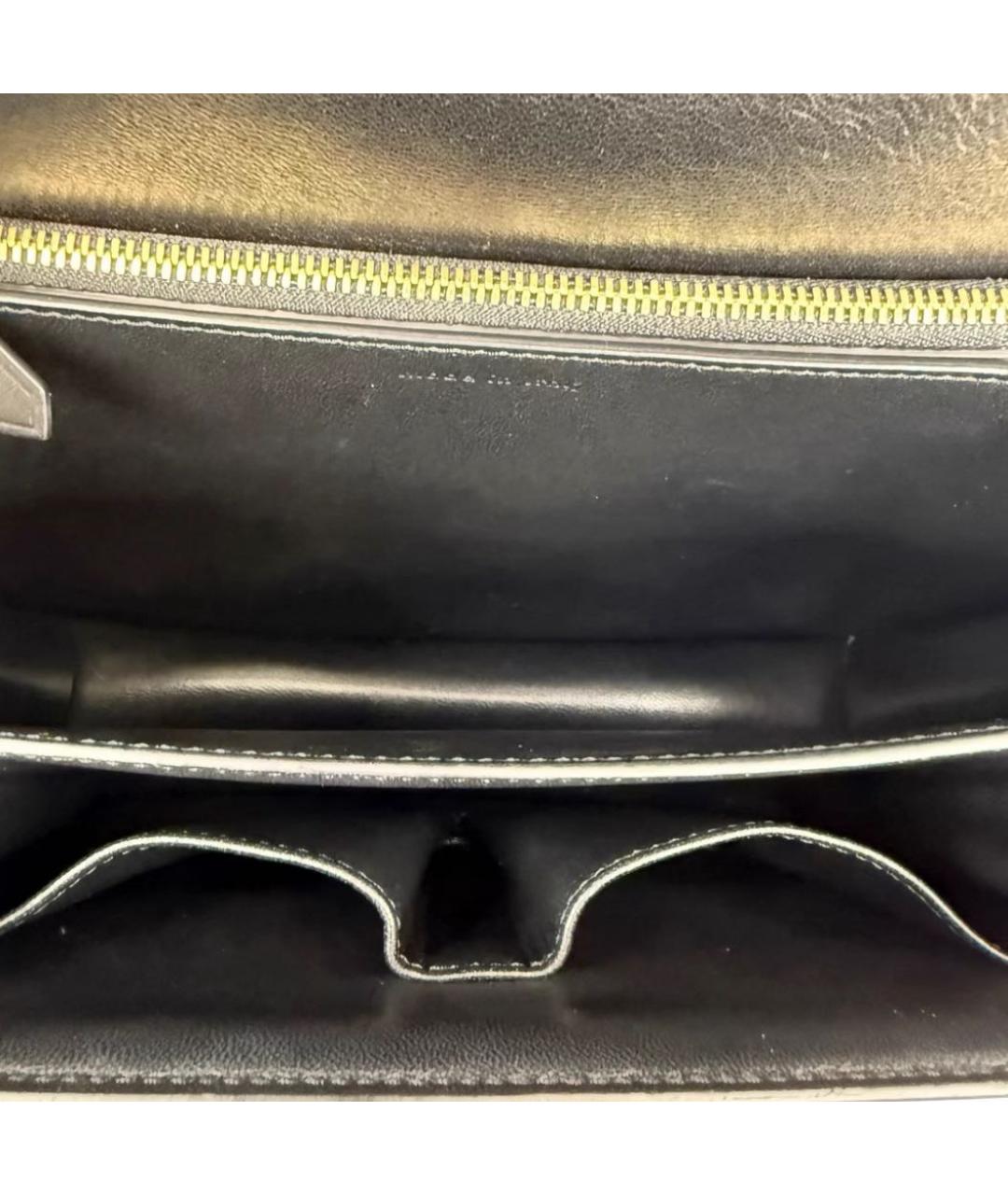 CELINE Черная кожаная сумка через плечо, фото 8