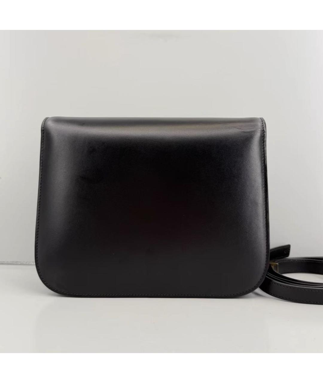 CELINE Черная кожаная сумка через плечо, фото 3