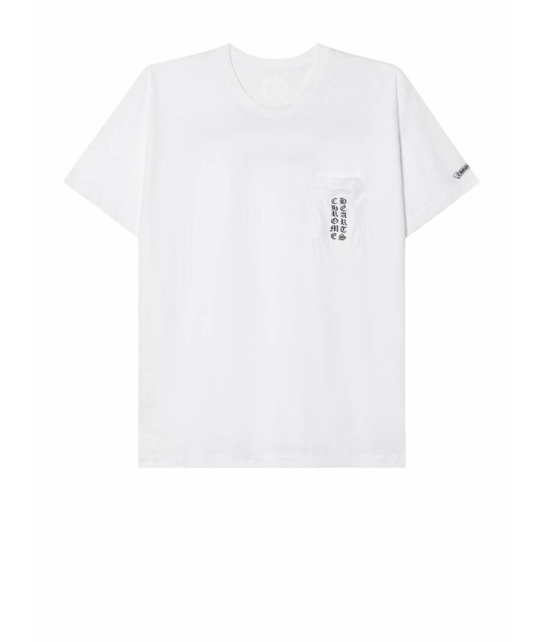 CHROME HEARTS Белая хлопковая футболка, фото 1