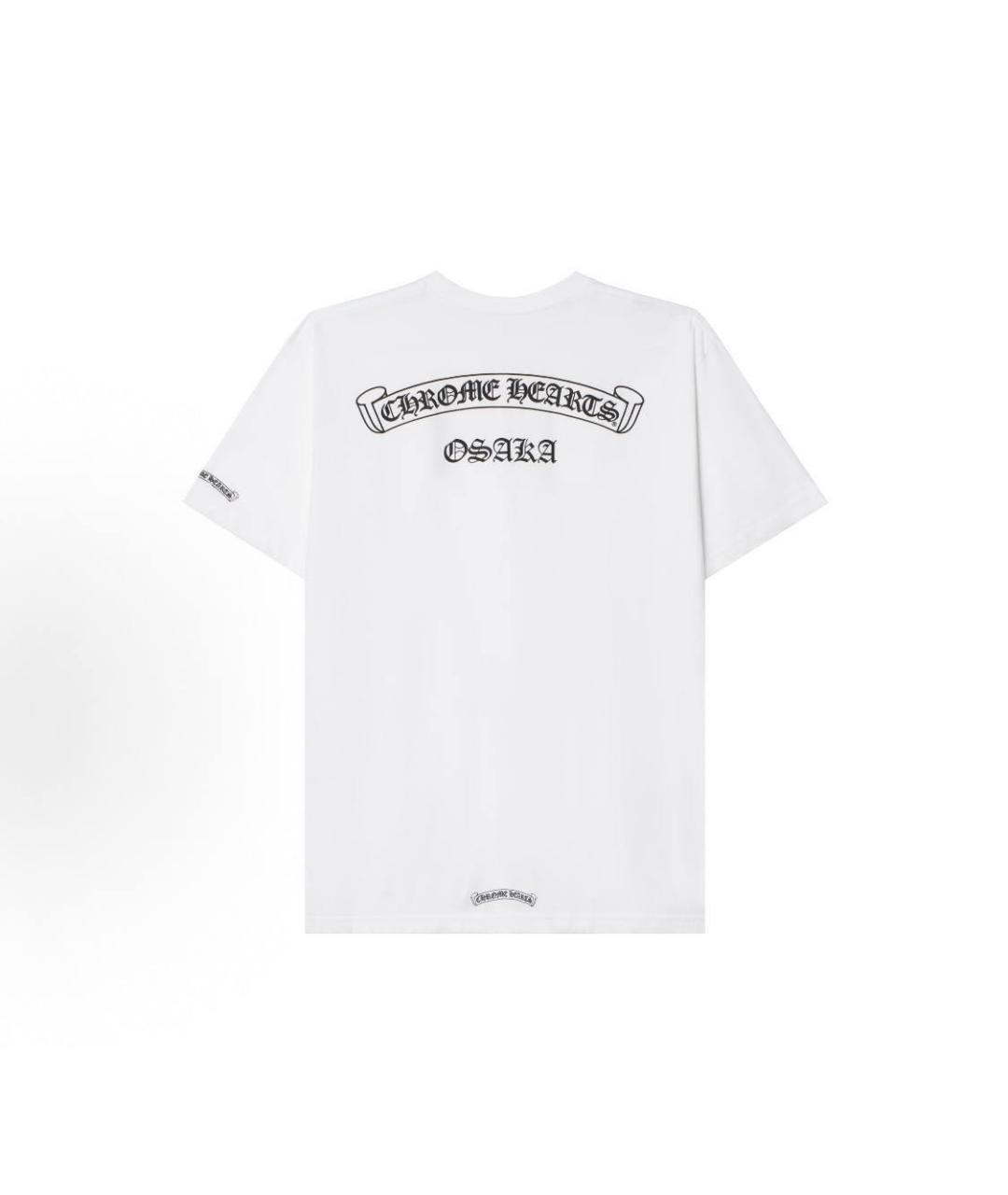 CHROME HEARTS Белая хлопковая футболка, фото 2