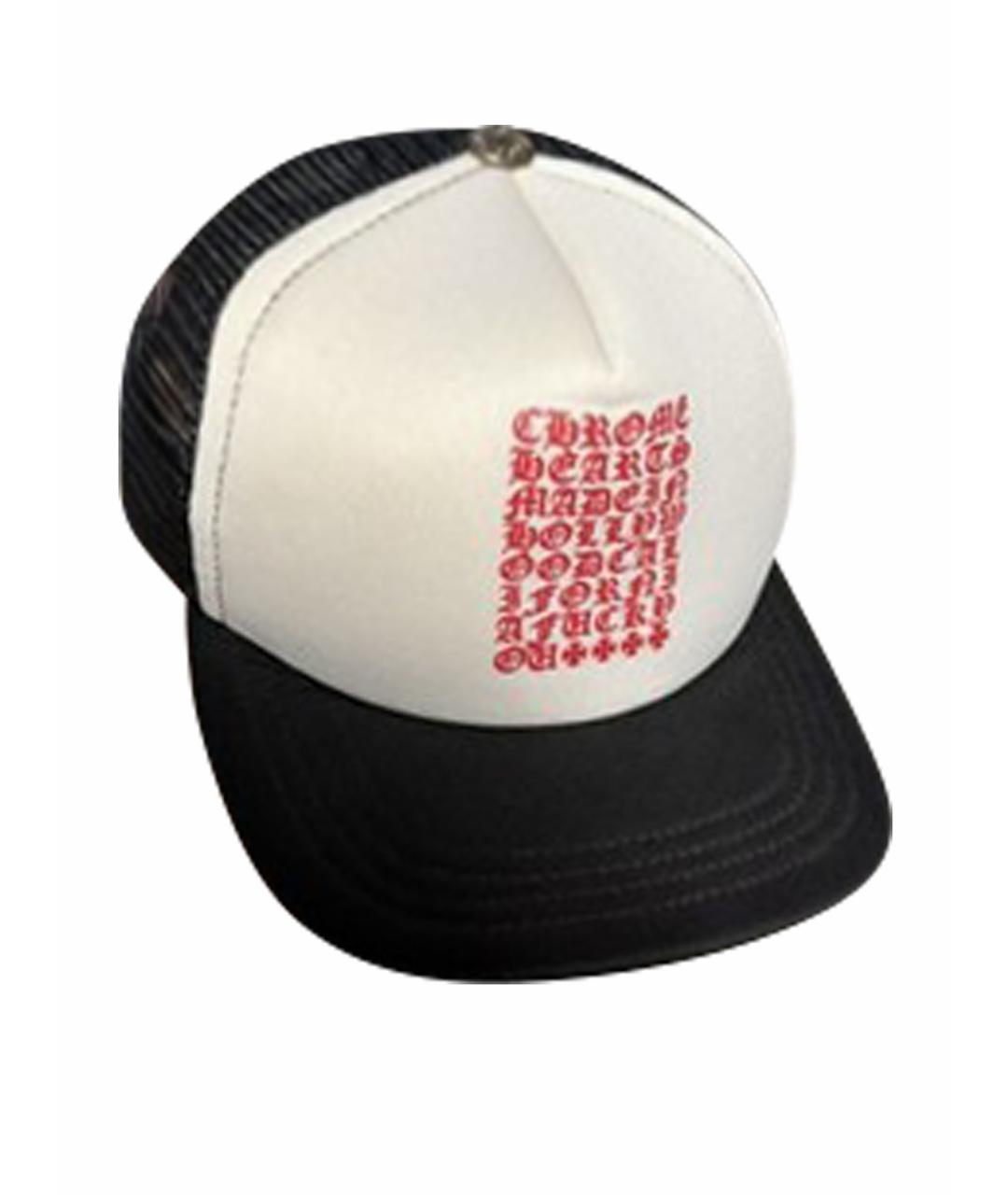 CHROME HEARTS Белая хлопковая кепка/бейсболка, фото 1