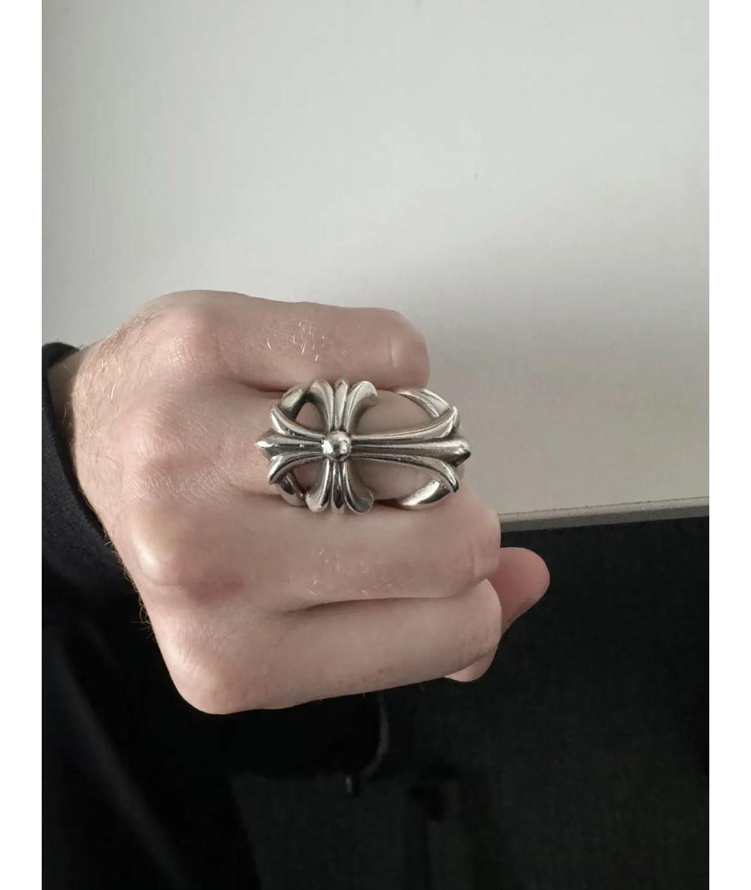 CHROME HEARTS Серебряное серебряное кольцо, фото 2
