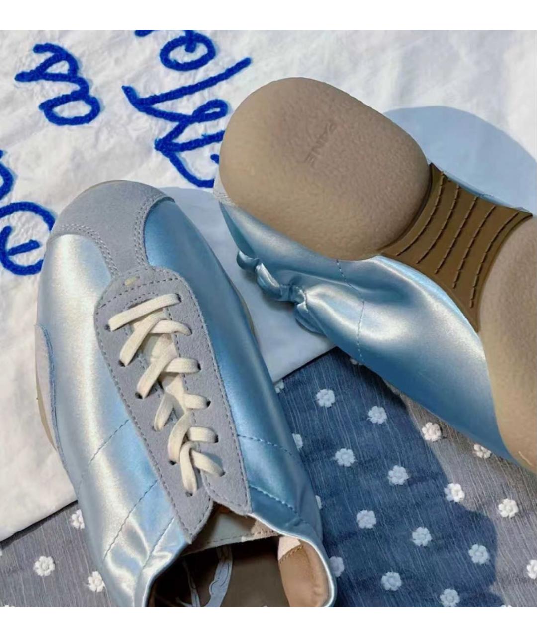 PANE Голубые низкие кроссовки / кеды, фото 8