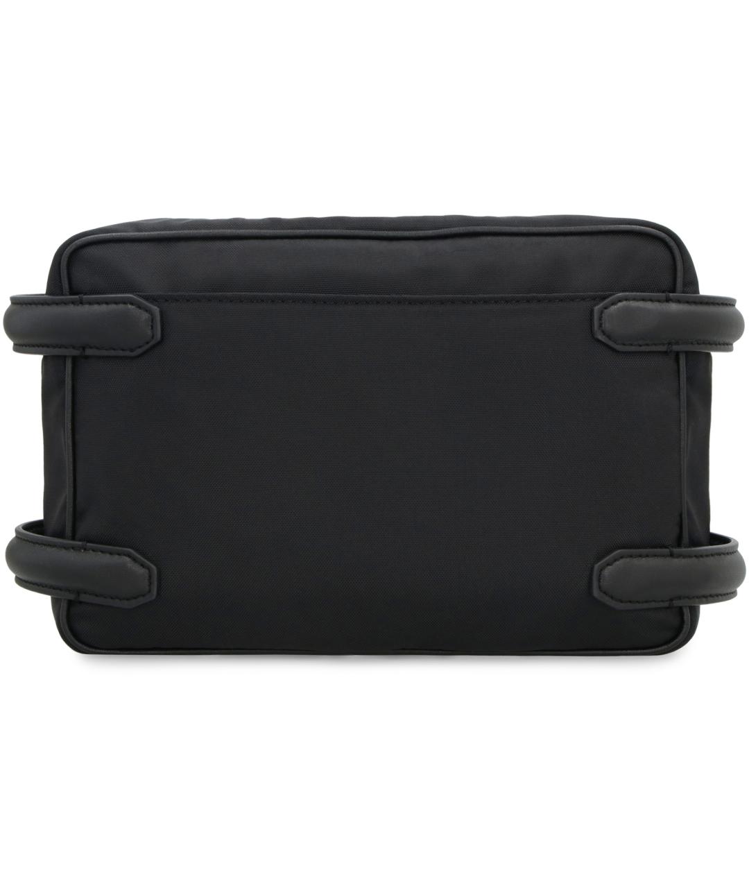 ALEXANDER MCQUEEN Черная синтетическая сумка на плечо, фото 3