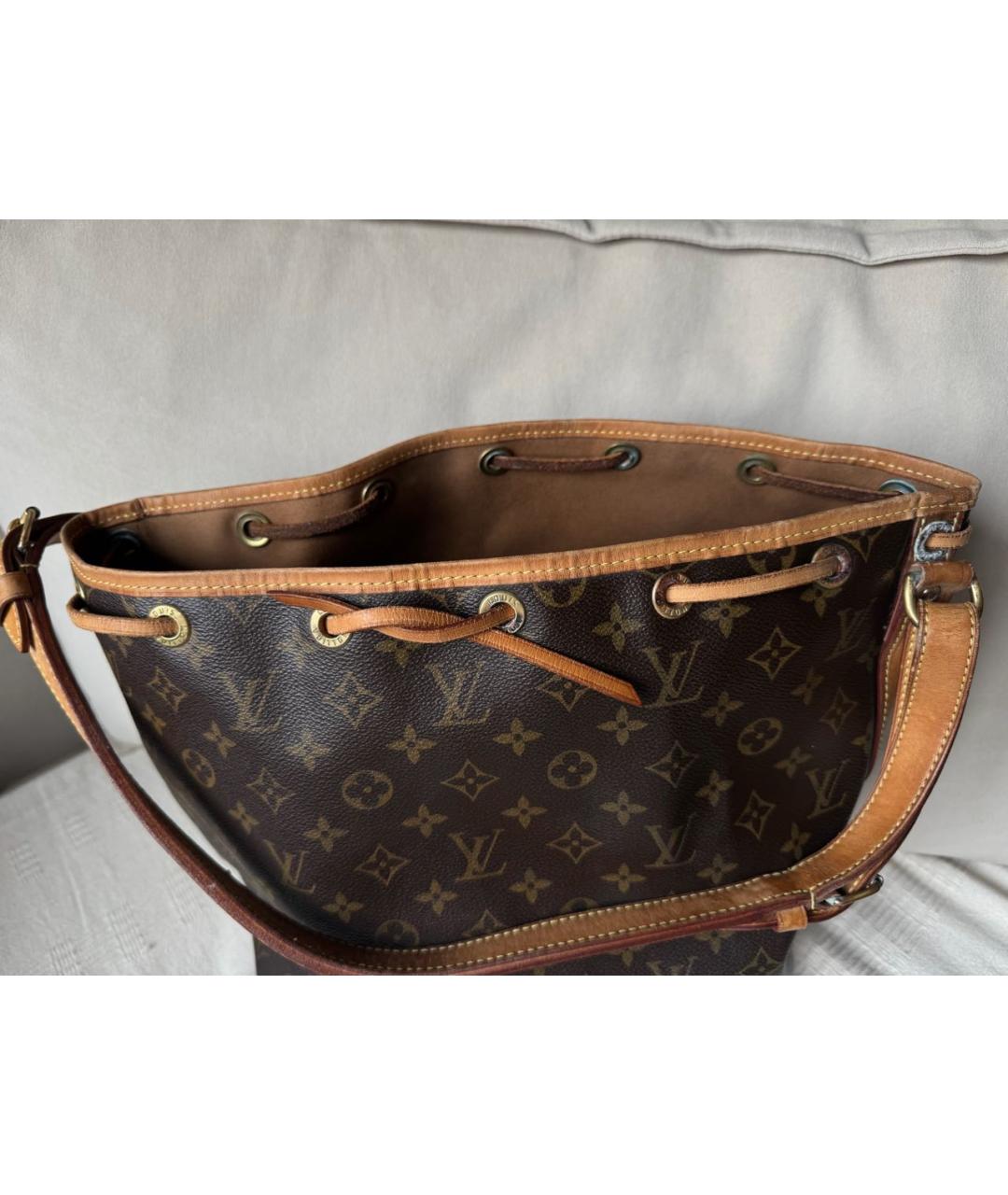 LOUIS VUITTON Коричневая сумка через плечо, фото 3