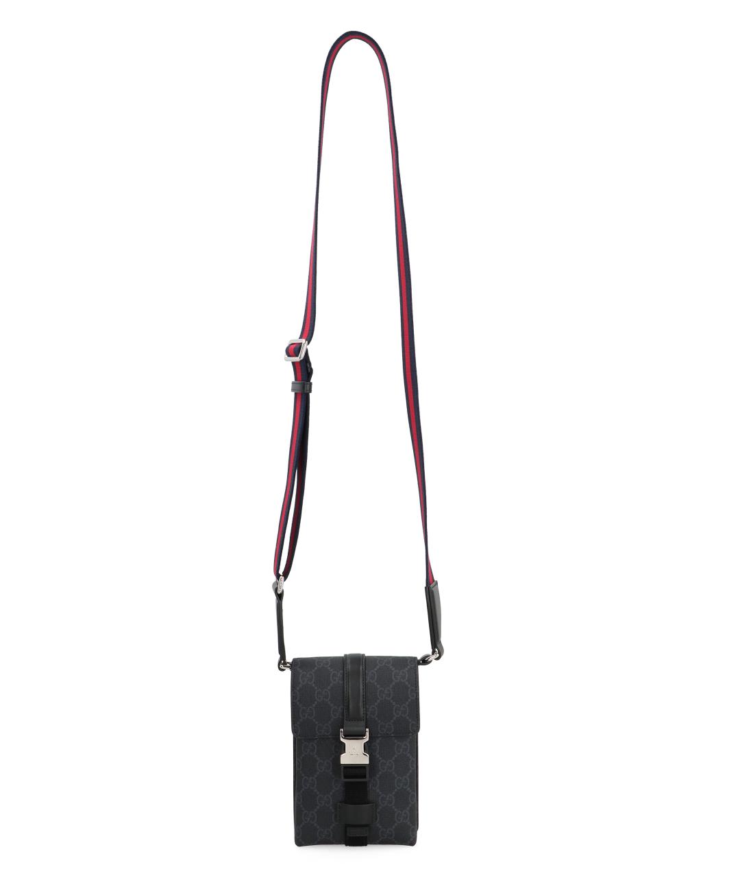 GUCCI Черная синтетическая сумка на плечо, фото 4