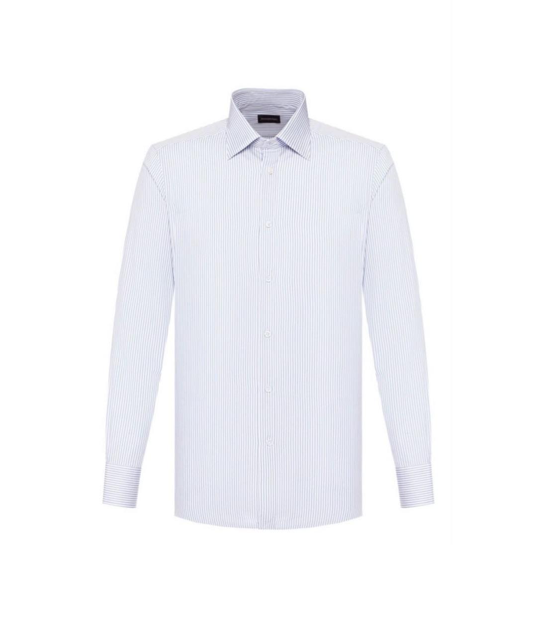 ERMENEGILDO ZEGNA XXX Белая хлопковая классическая рубашка, фото 1