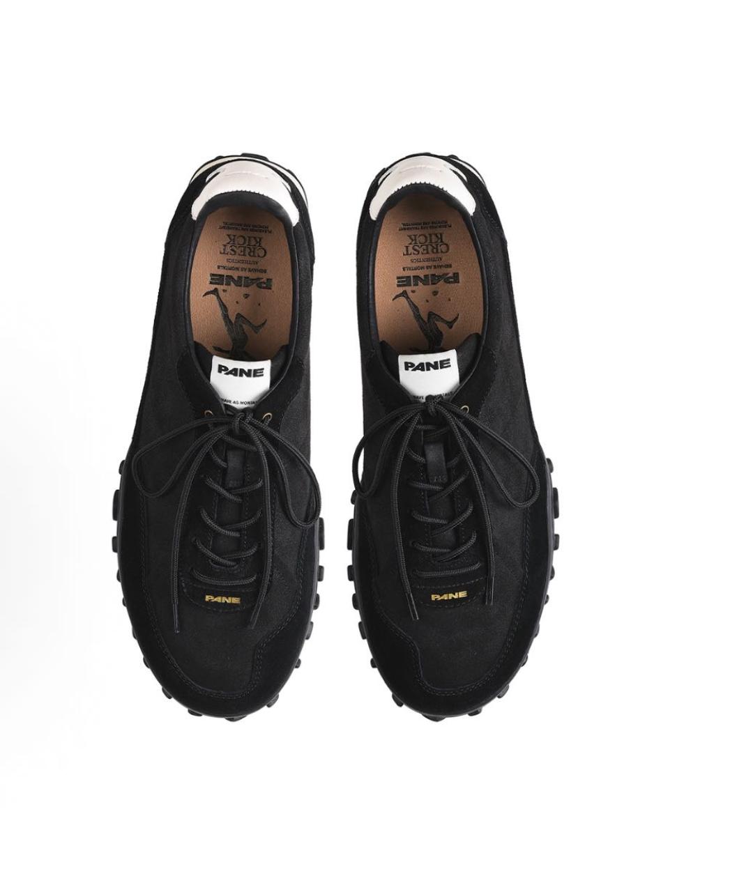 PANE Черные низкие кроссовки / кеды, фото 3
