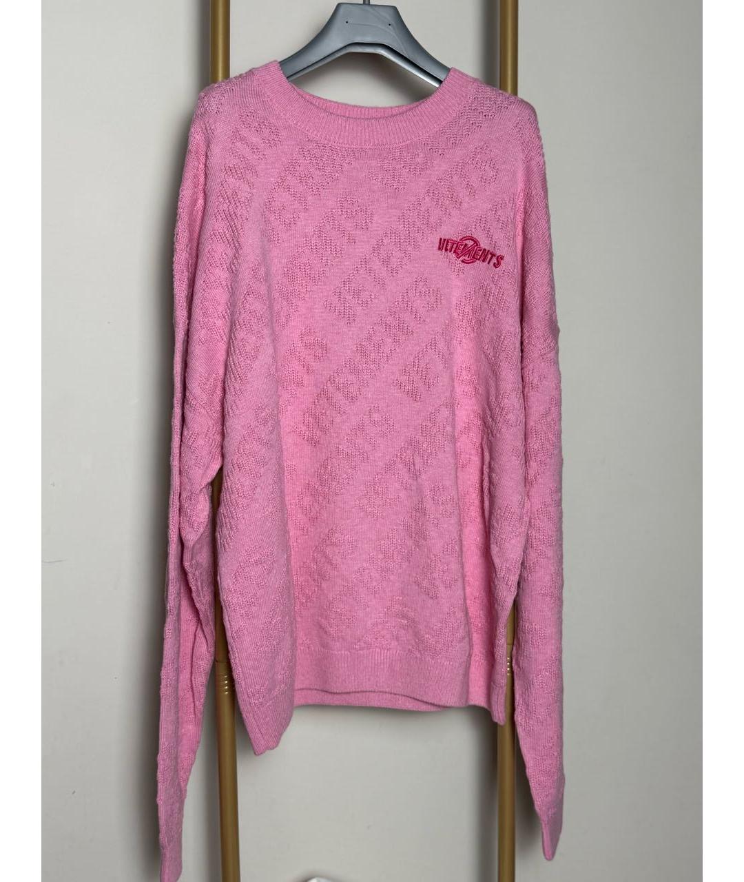 VETEMENTS Розовый джемпер / свитер, фото 5