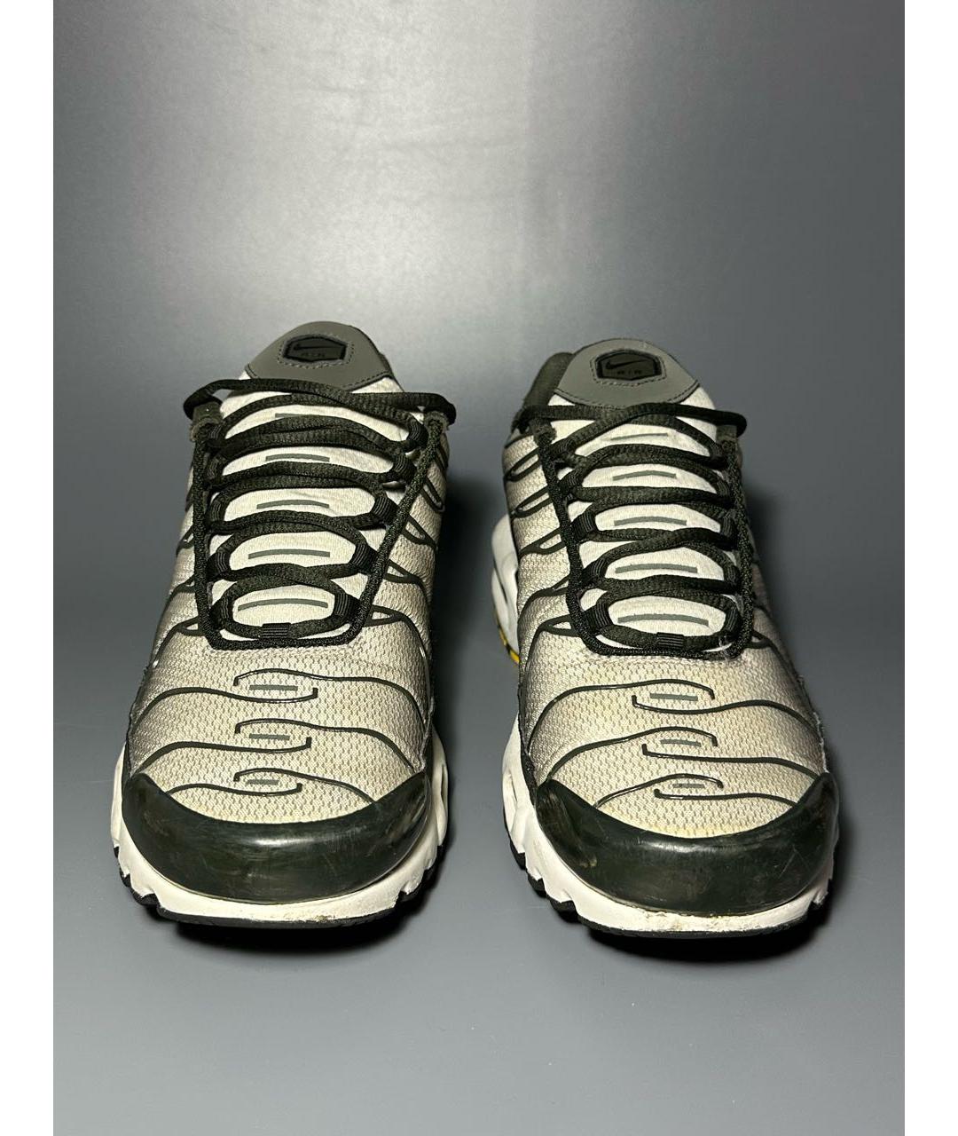 NIKE Зеленые синтетические низкие кроссовки / кеды, фото 2