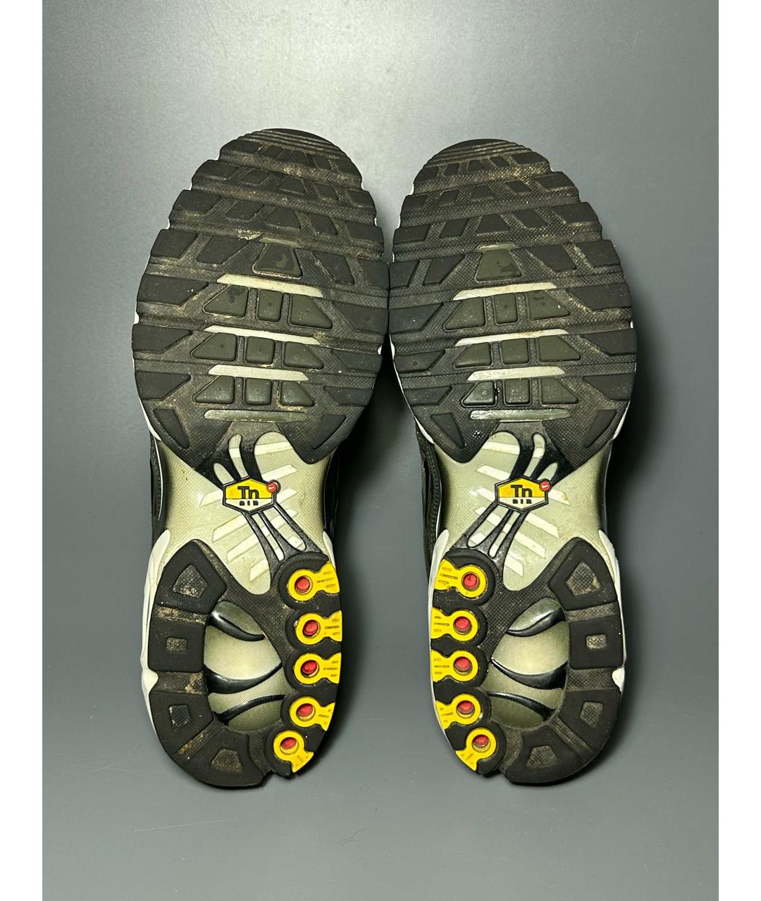 NIKE Зеленые синтетические низкие кроссовки / кеды, фото 8