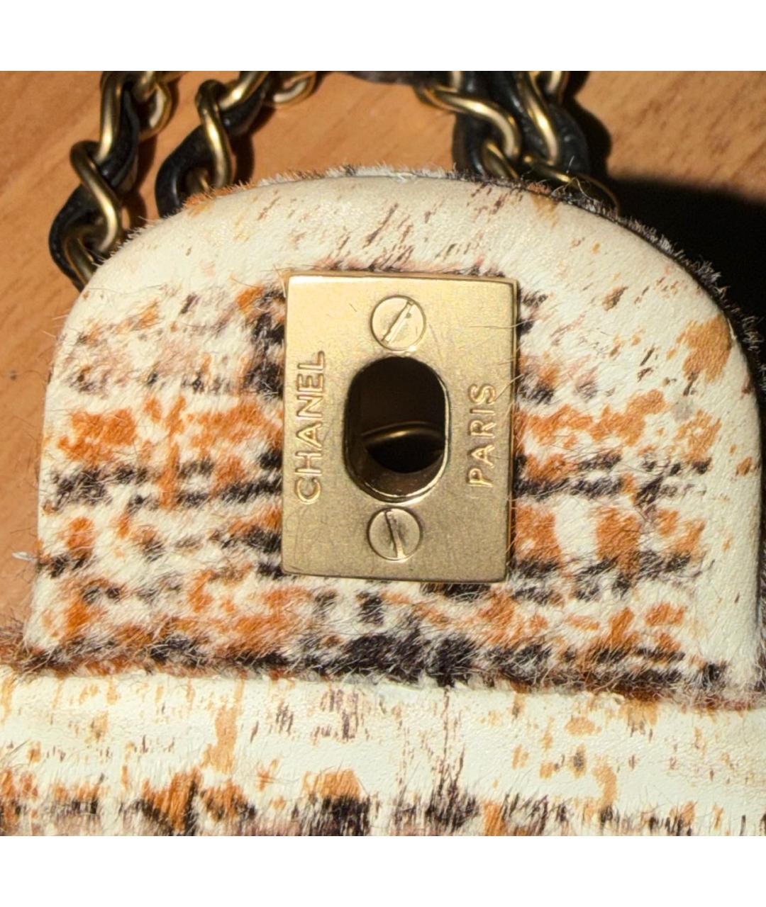 CHANEL Мульти шерстяная сумка через плечо, фото 8