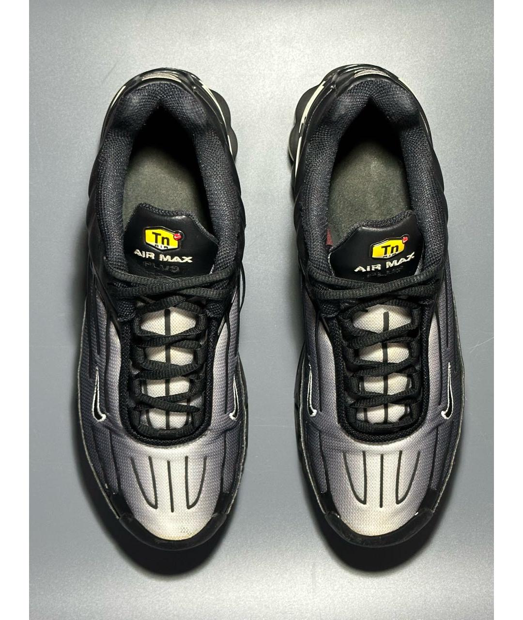 NIKE Черные синтетические низкие кроссовки / кеды, фото 3