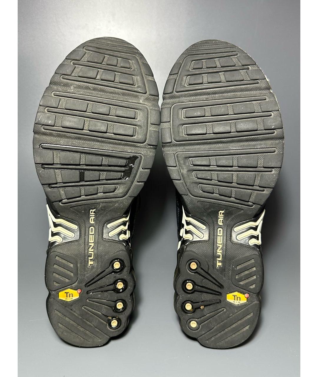 NIKE Черные синтетические низкие кроссовки / кеды, фото 8