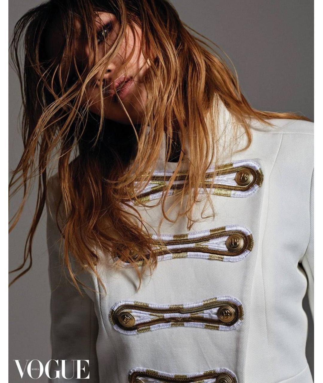 PIERRE BALMAIN Белый хлопковый жакет/пиджак, фото 2