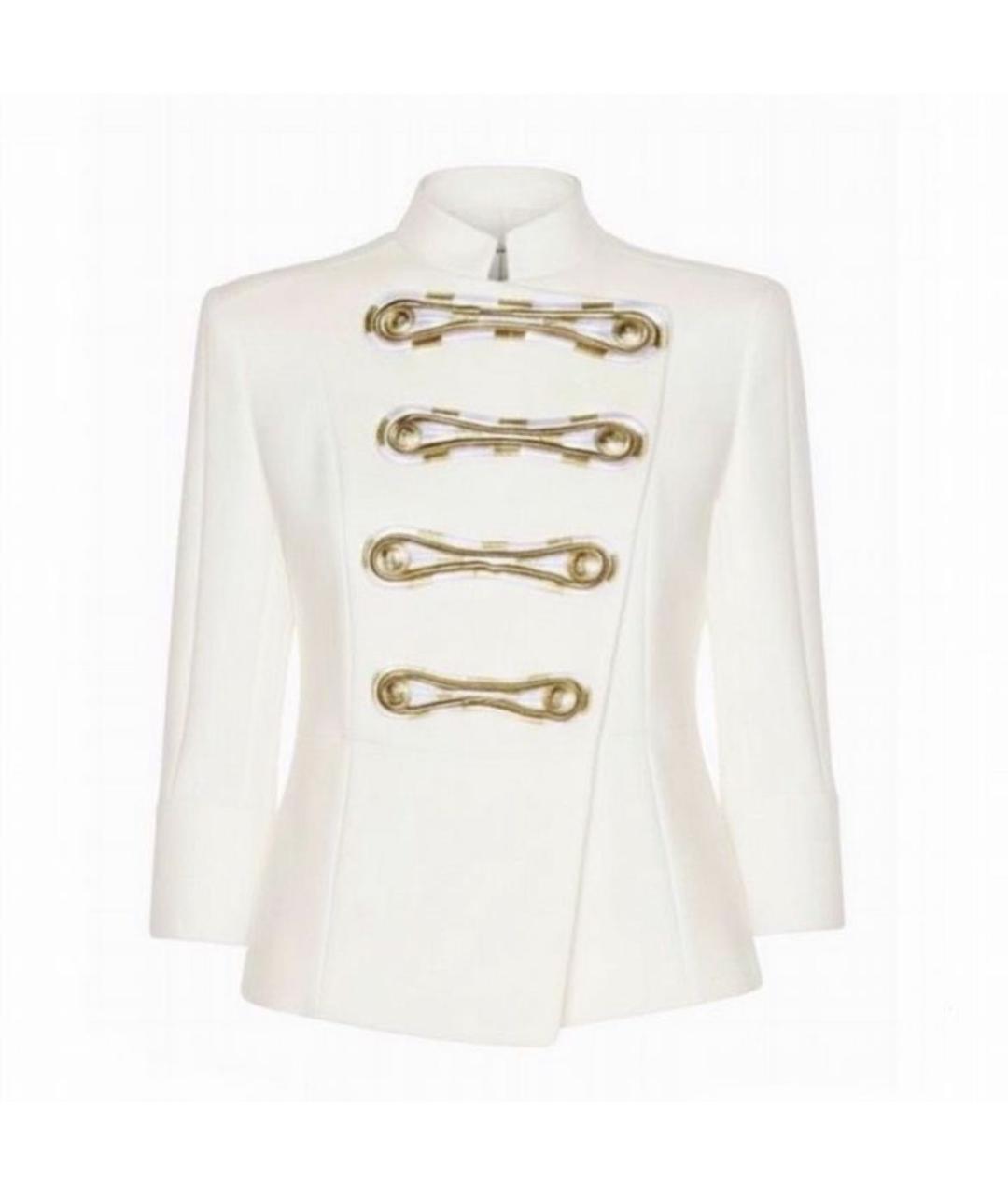 PIERRE BALMAIN Белый хлопковый жакет/пиджак, фото 1