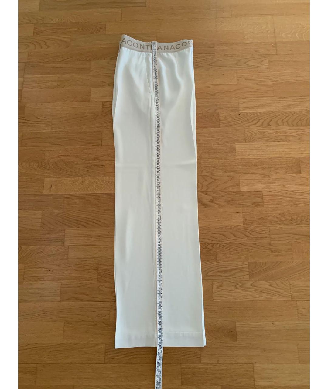 LIVIANA CONTI Белый вискозный костюм с брюками, фото 8