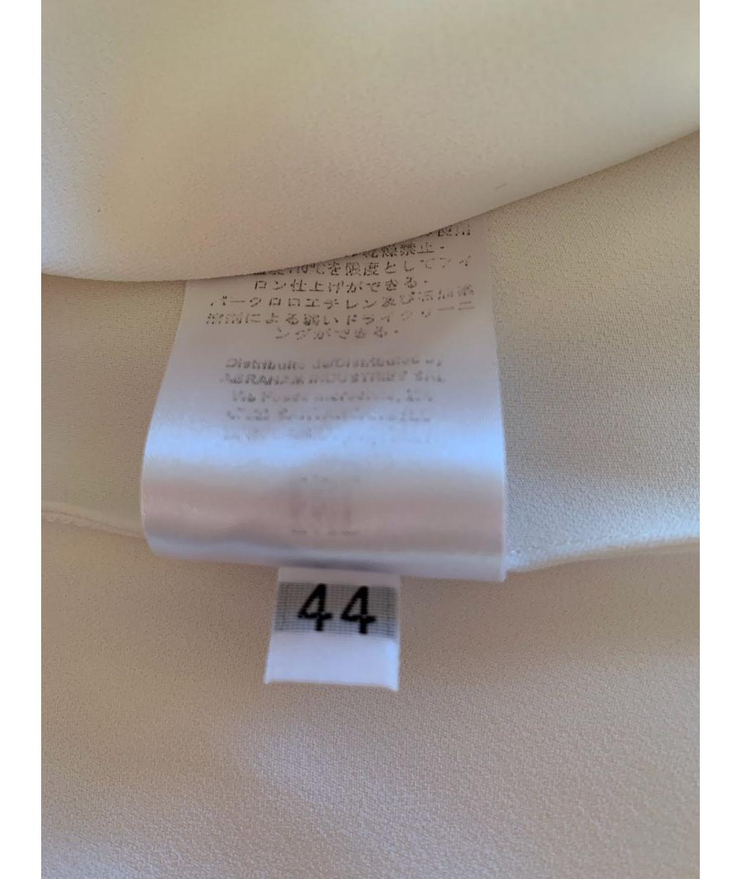 LIVIANA CONTI Белый вискозный костюм с брюками, фото 5