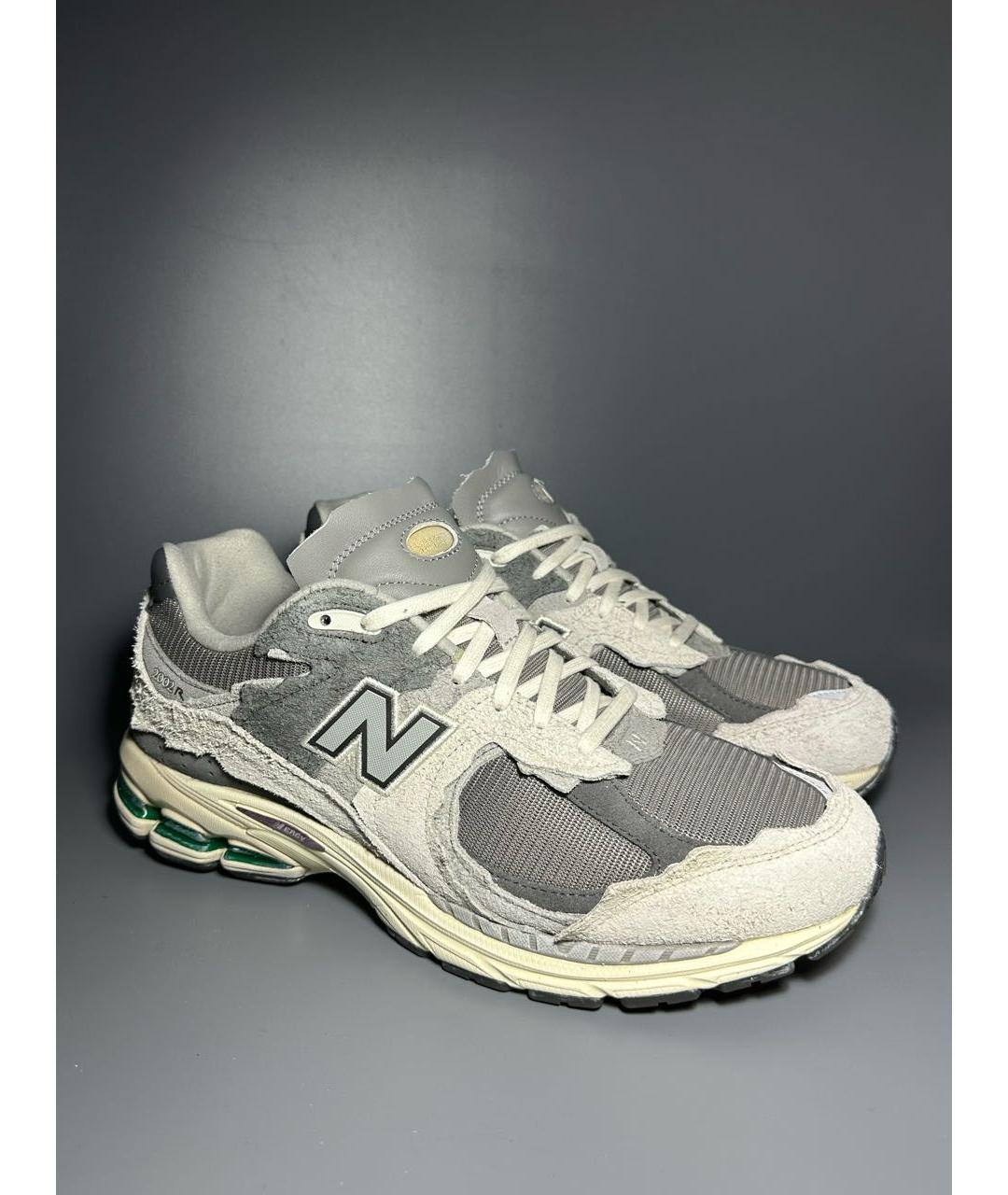 NEW BALANCE Серые замшевые низкие кроссовки / кеды, фото 6