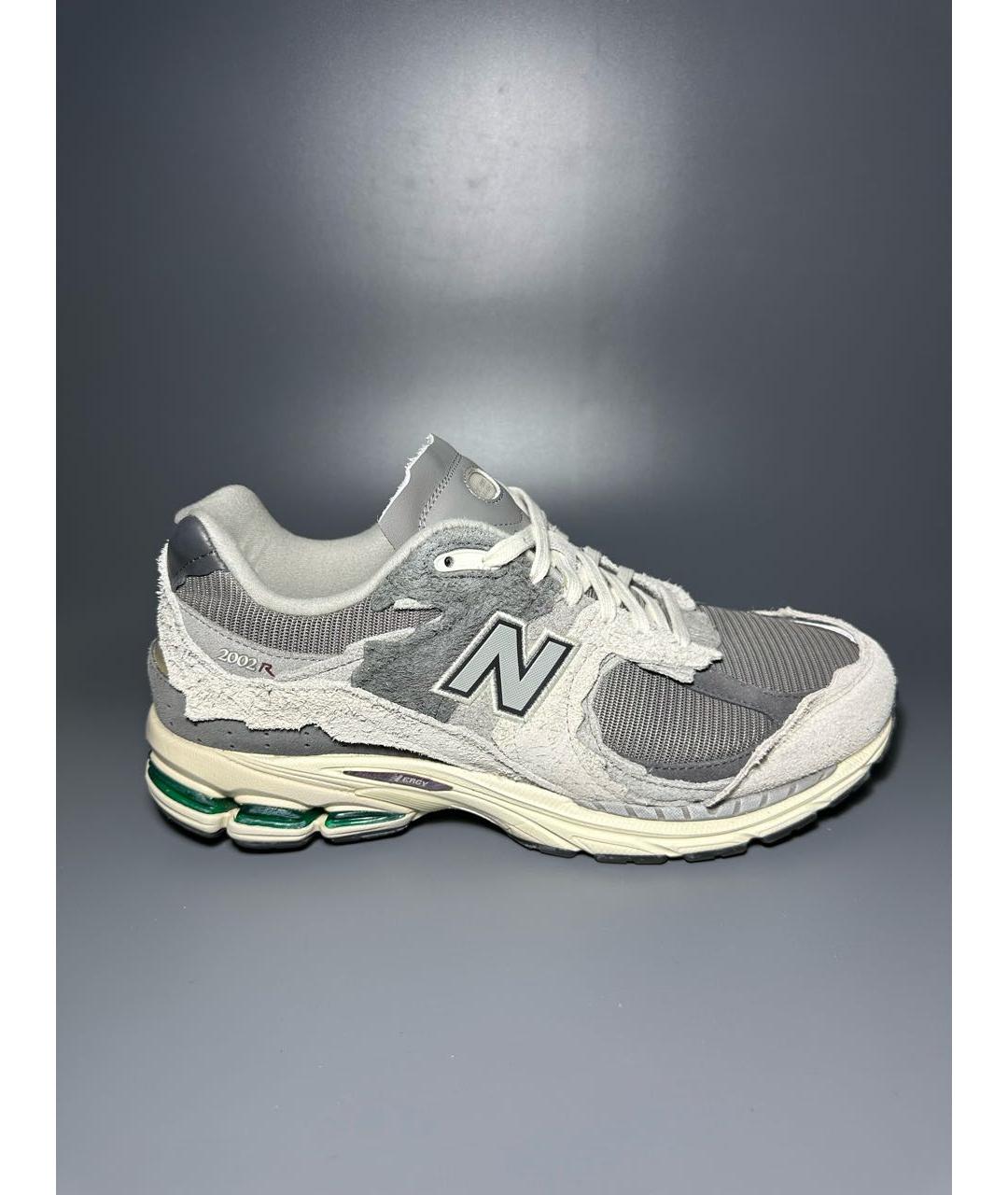 NEW BALANCE Серые замшевые низкие кроссовки / кеды, фото 9