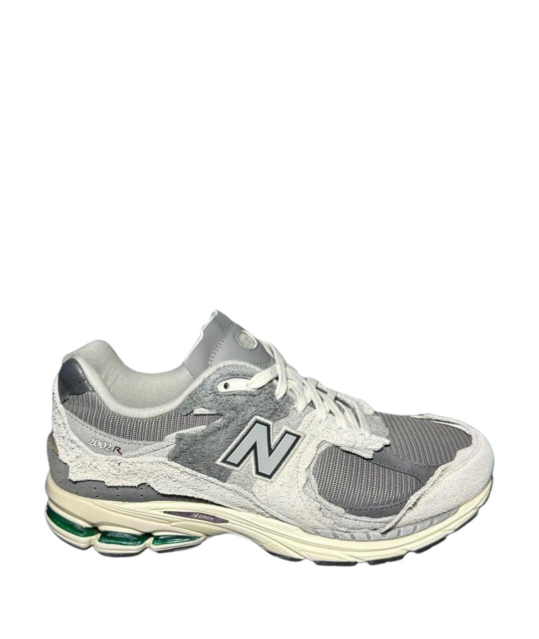 NEW BALANCE Серые замшевые низкие кроссовки / кеды, фото 1