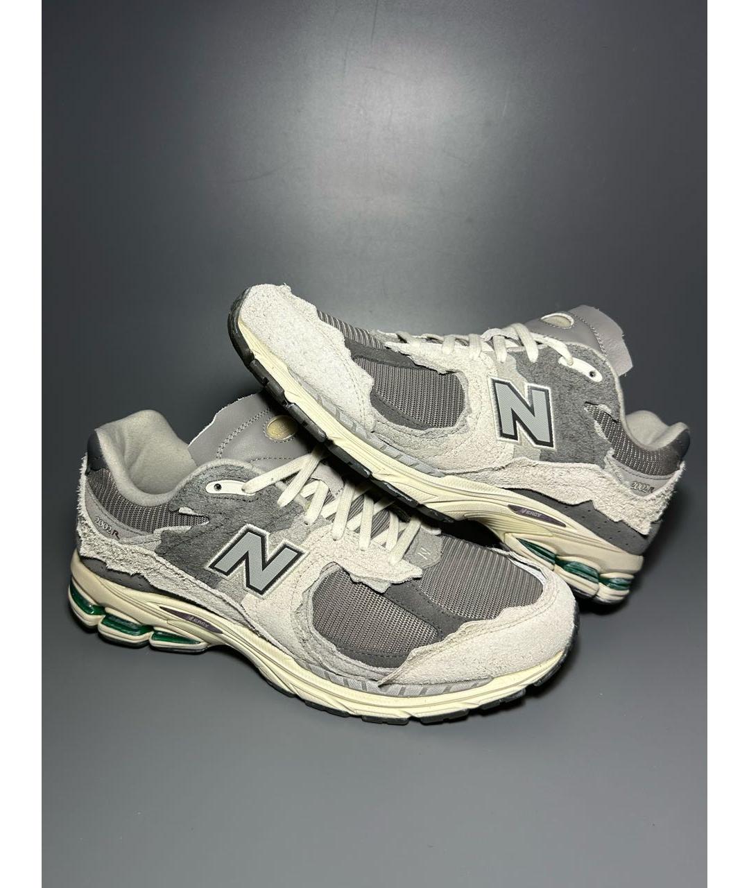 NEW BALANCE Серые замшевые низкие кроссовки / кеды, фото 5