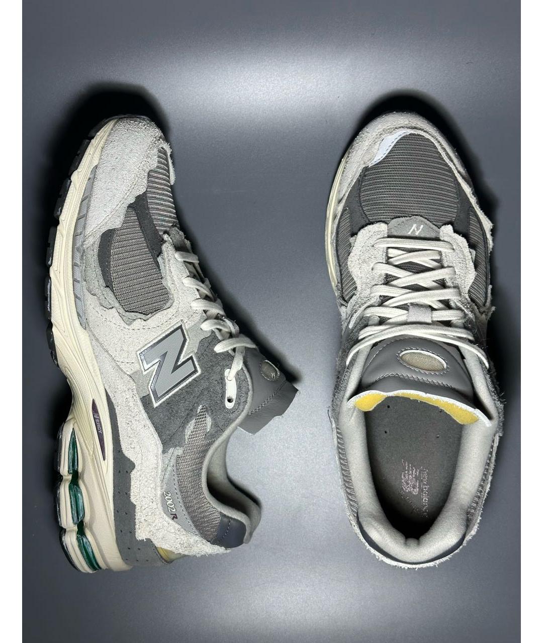 NEW BALANCE Серые замшевые низкие кроссовки / кеды, фото 7