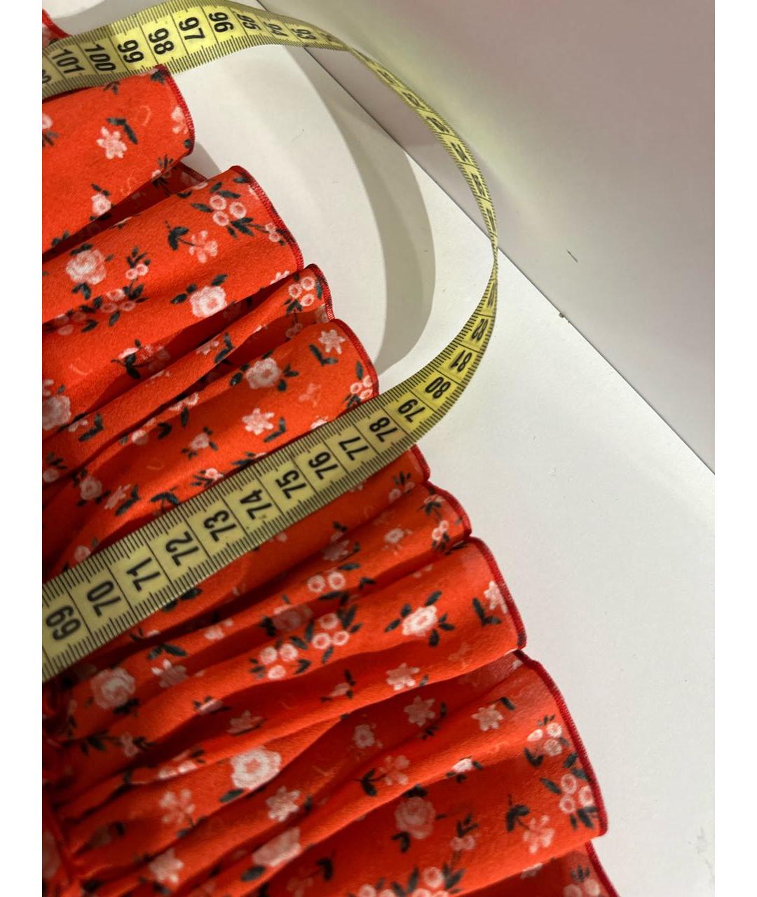 ULYANA SERGEENKO Красное шелковое коктейльное платье, фото 8