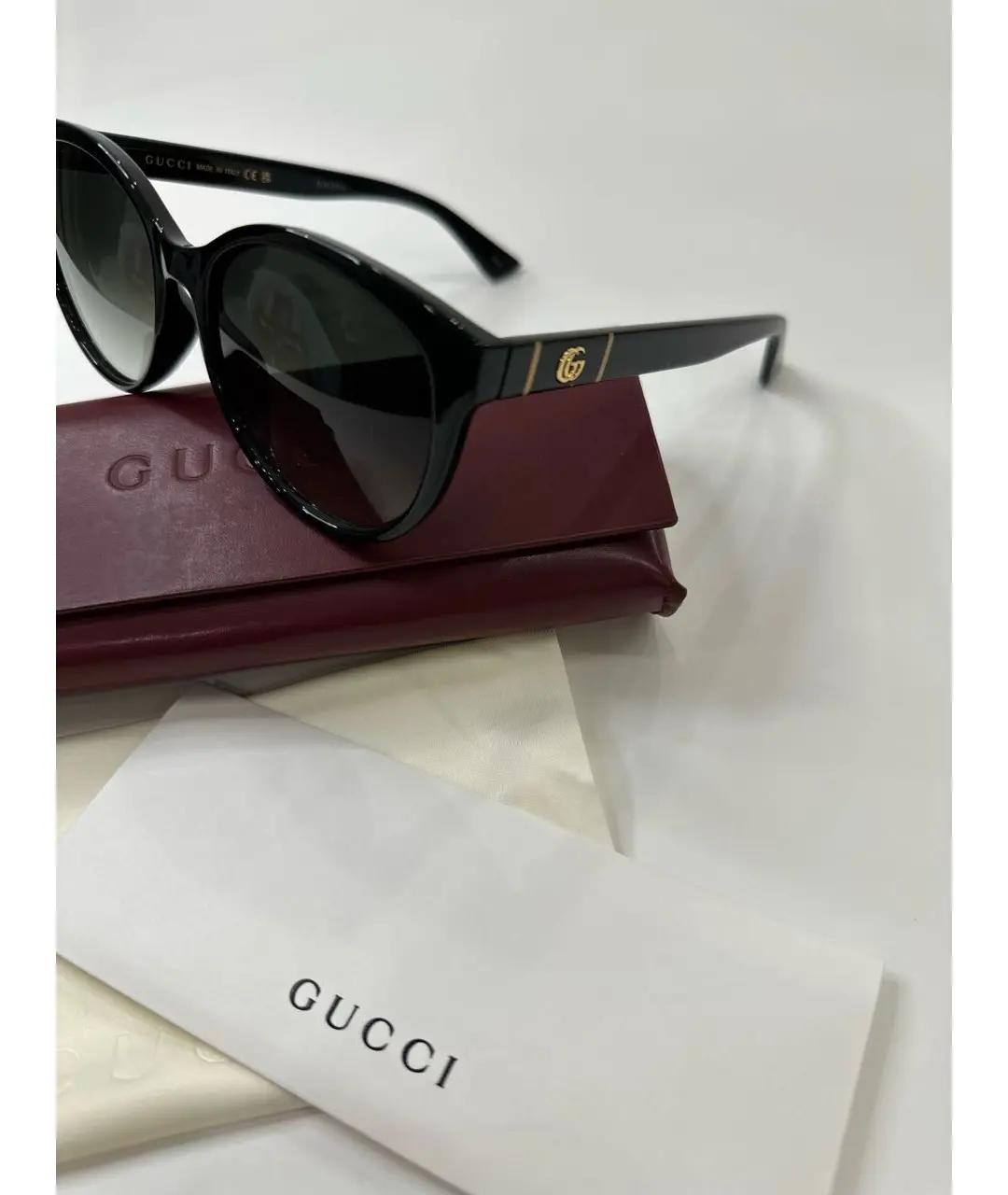 GUCCI Черные солнцезащитные очки, фото 6