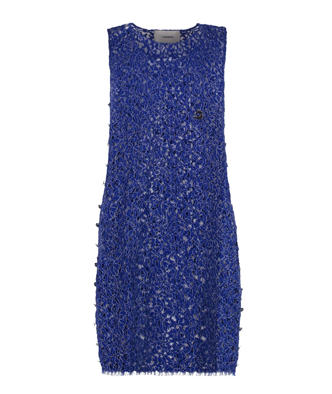 COPERNI Синее вискозное платье, фото 1