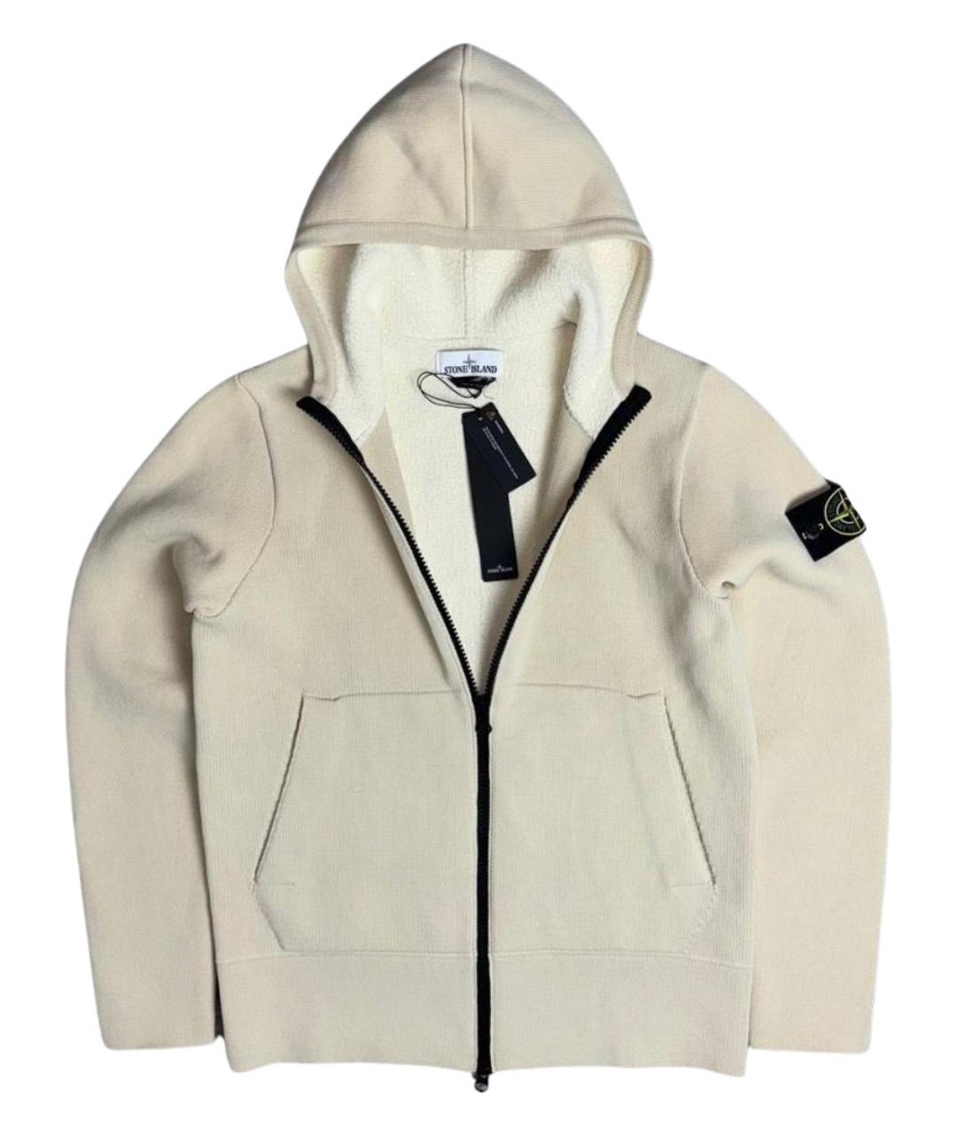 STONE ISLAND Бежевый полиамидовый кардиган, фото 1