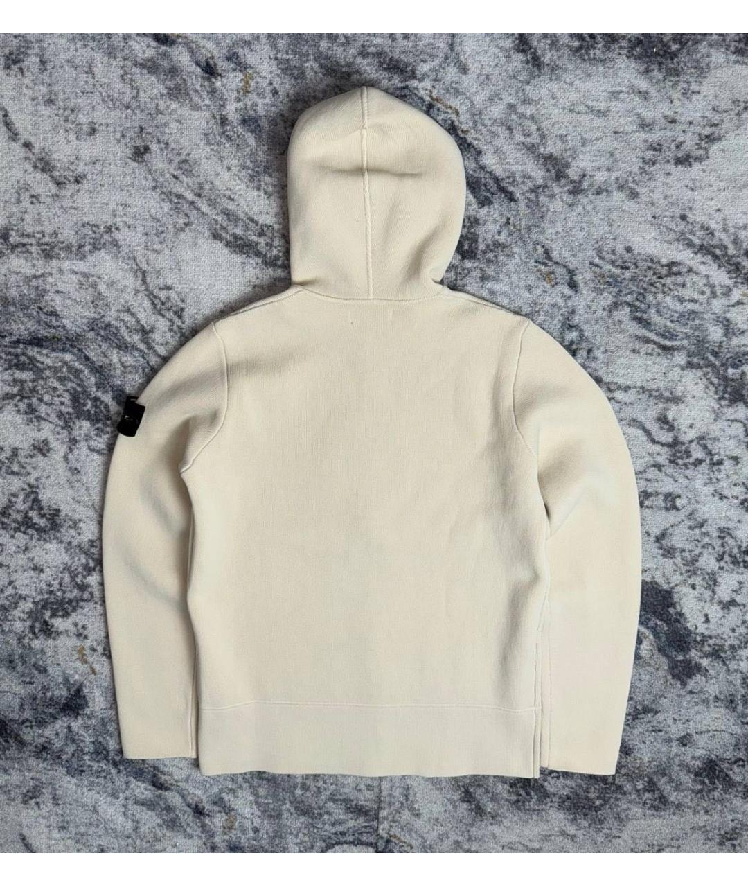 STONE ISLAND Бежевый полиамидовый кардиган, фото 2