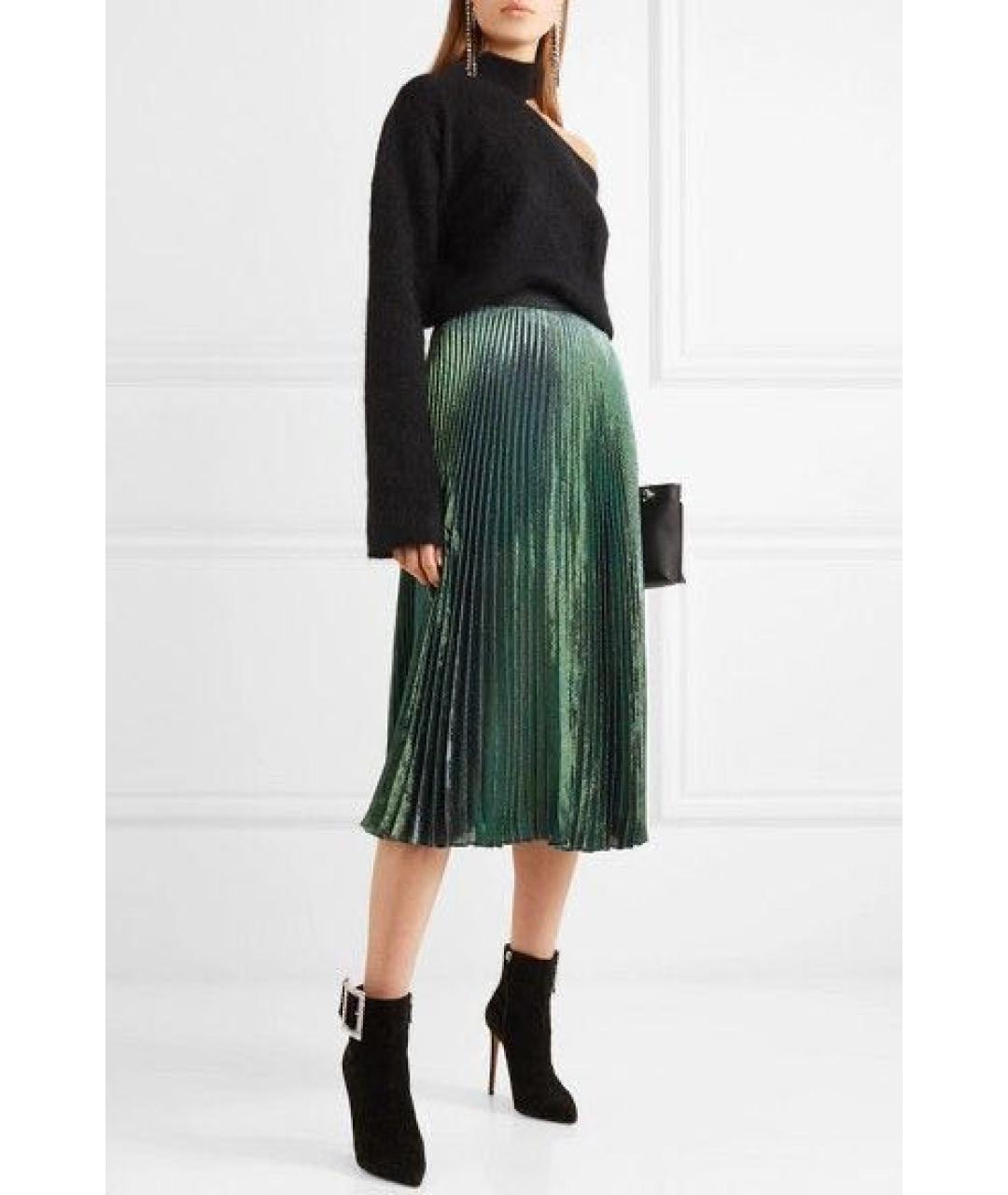 GUCCI Зеленая юбка миди, фото 2