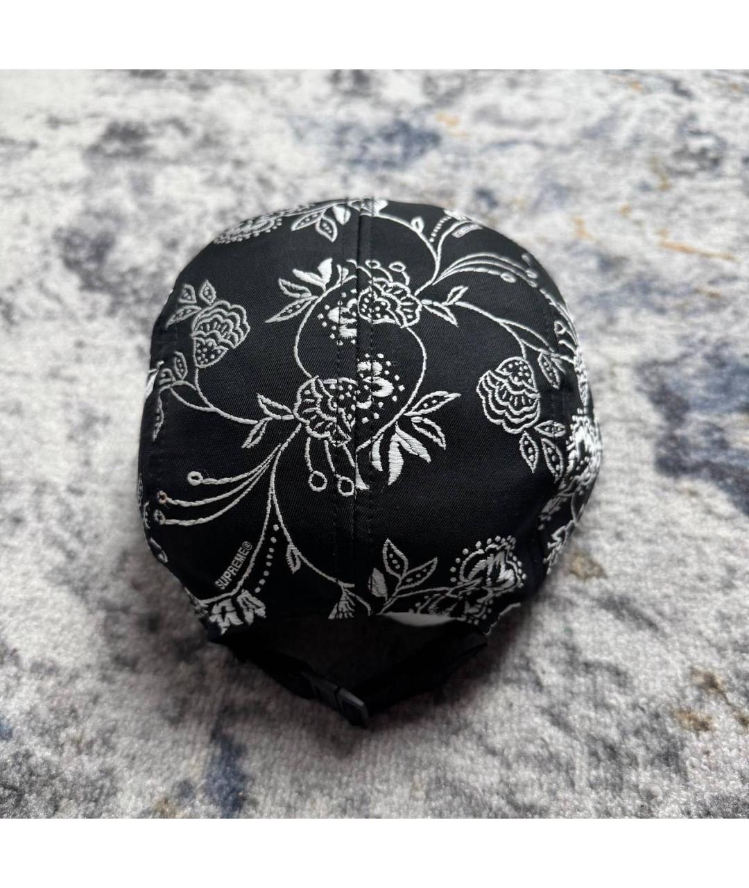 SUPREME Черная хлопковая кепка/бейсболка, фото 3