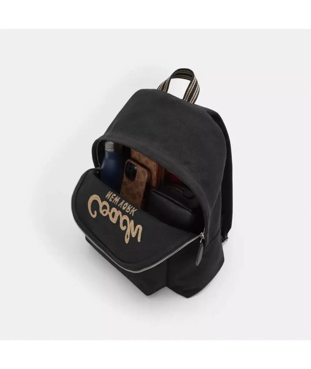 COACH Черный рюкзак, фото 2