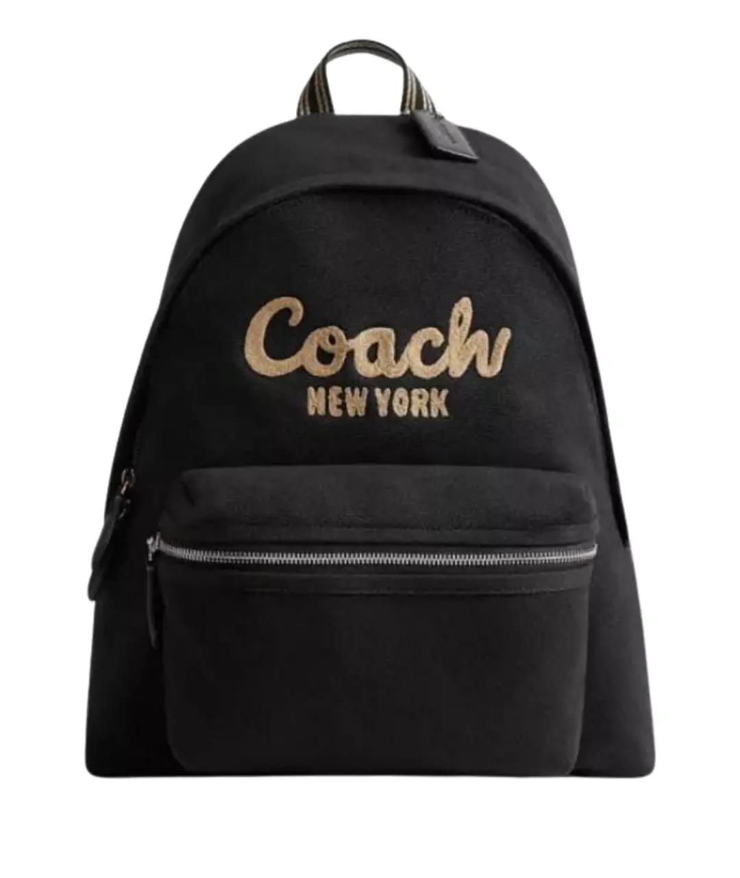 COACH Черный рюкзак, фото 7