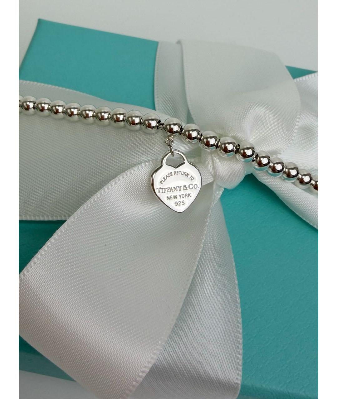 TIFFANY&CO Бирюзовый серебряный браслет, фото 5