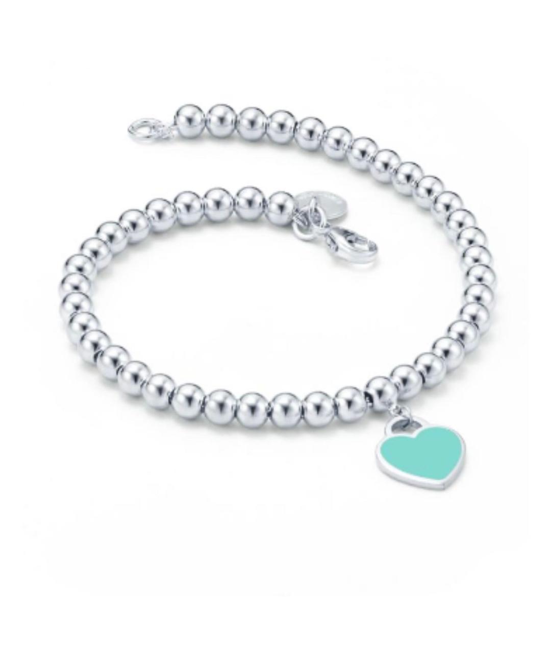 TIFFANY&CO Бирюзовый серебряный браслет, фото 1