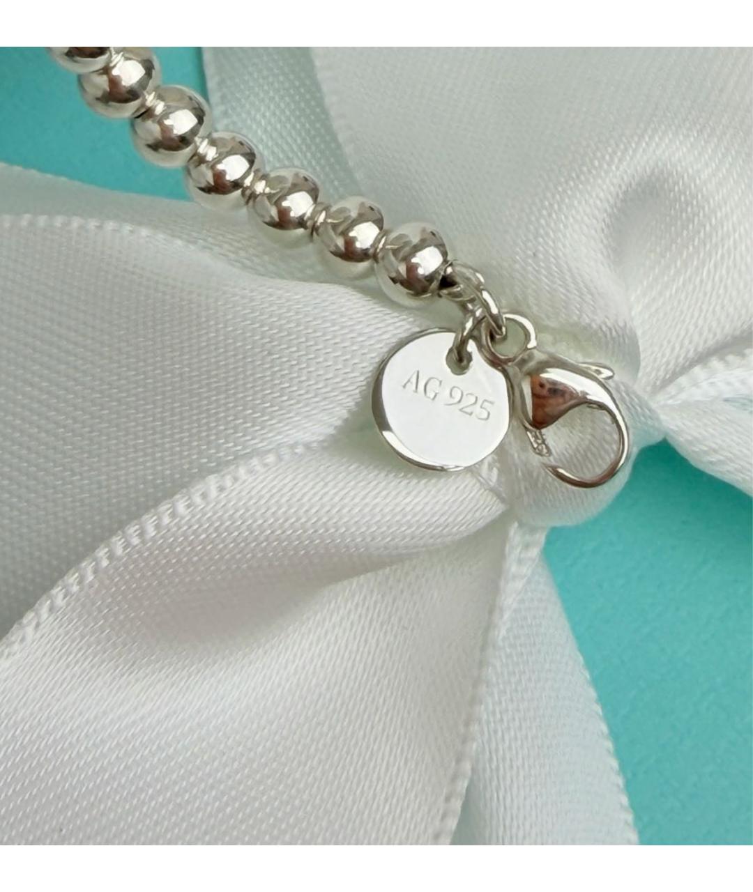 TIFFANY&CO Бирюзовый серебряный браслет, фото 7