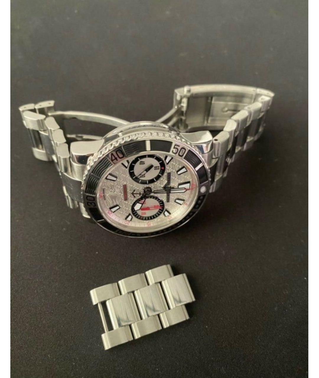 Ulysse Nardin Серебряные серебряные часы, фото 6