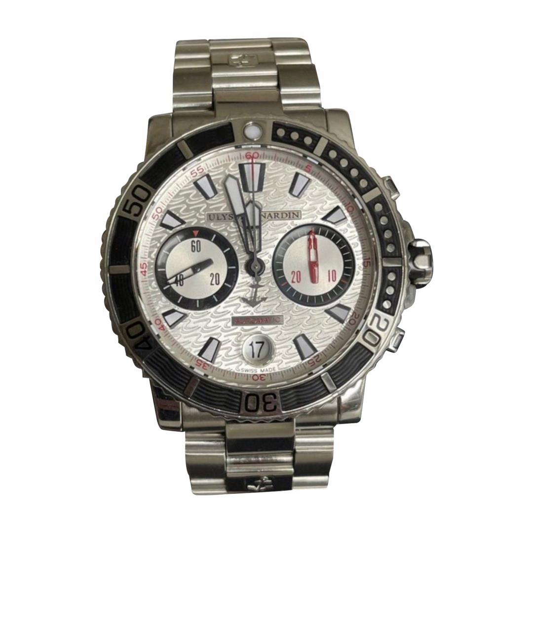 Ulysse Nardin Серебряные серебряные часы, фото 1