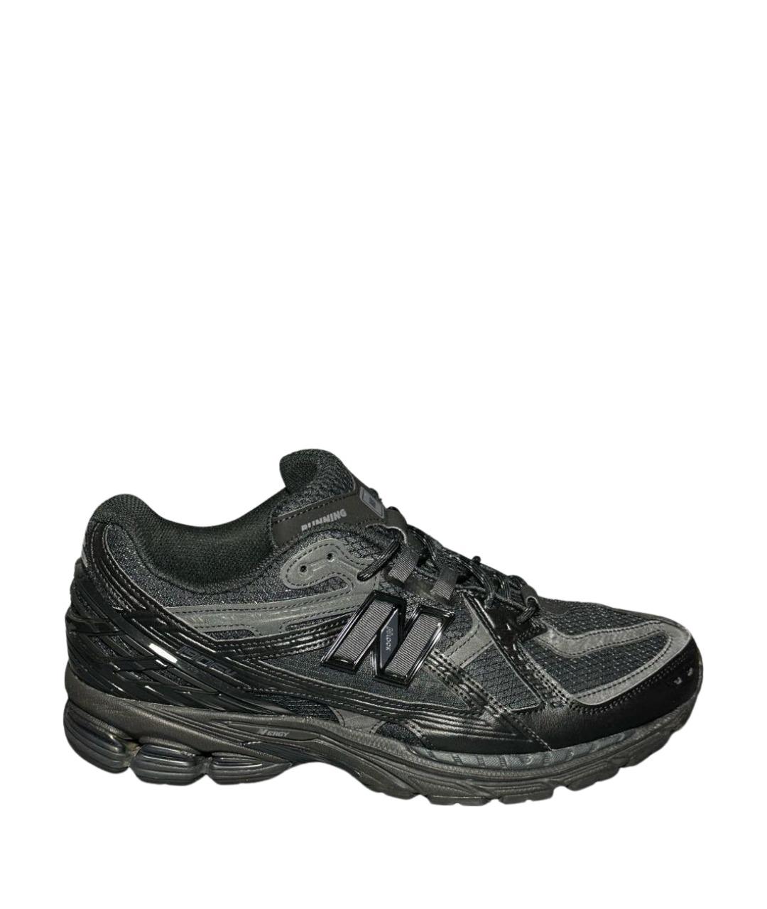 NEW BALANCE Черные текстильные низкие кроссовки / кеды, фото 1