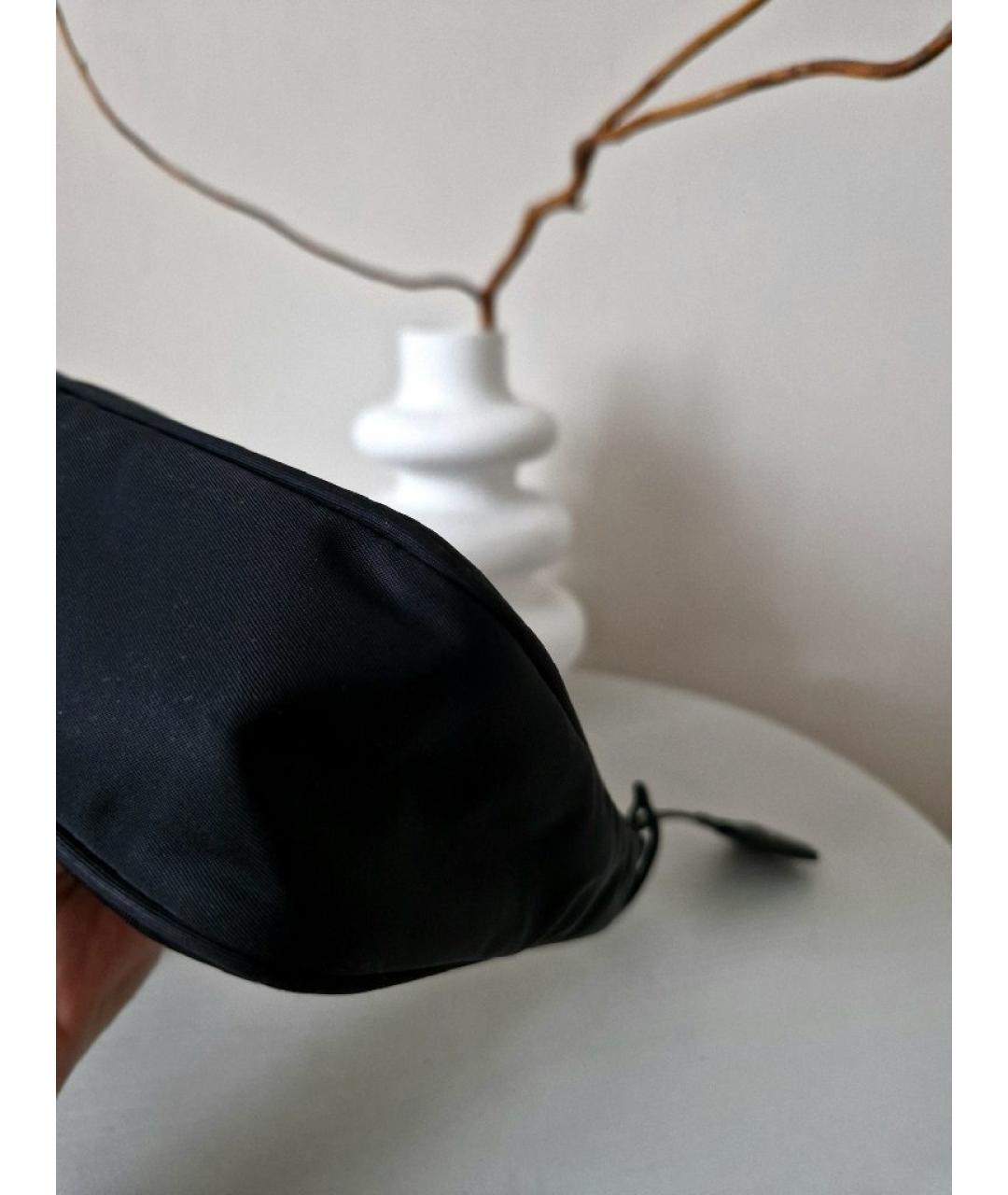 PRADA Черная тканевая сумка через плечо, фото 7