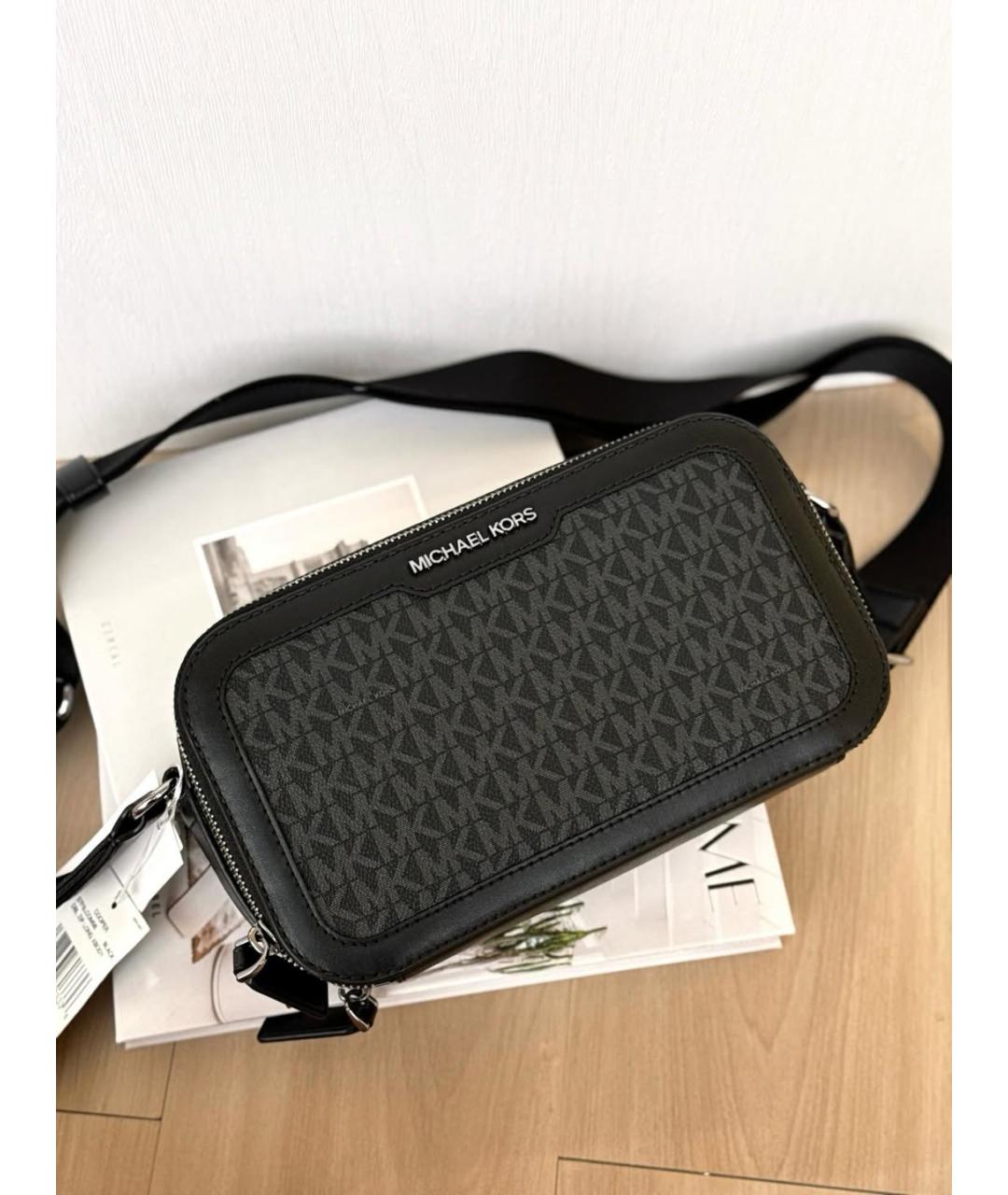MICHAEL KORS Черная сумка на плечо, фото 4