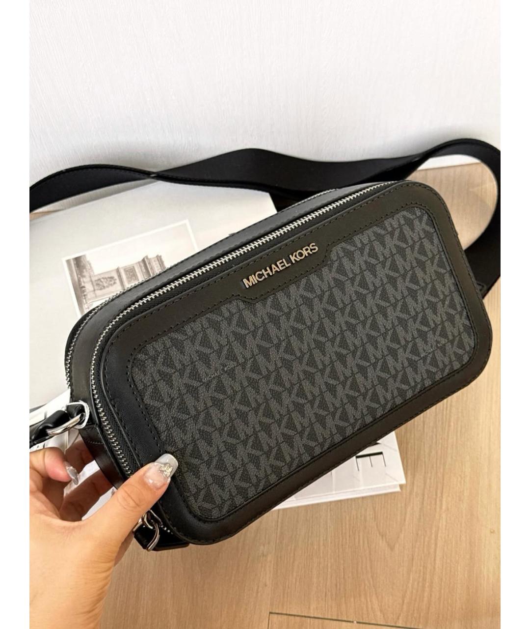 MICHAEL KORS Черная сумка на плечо, фото 5