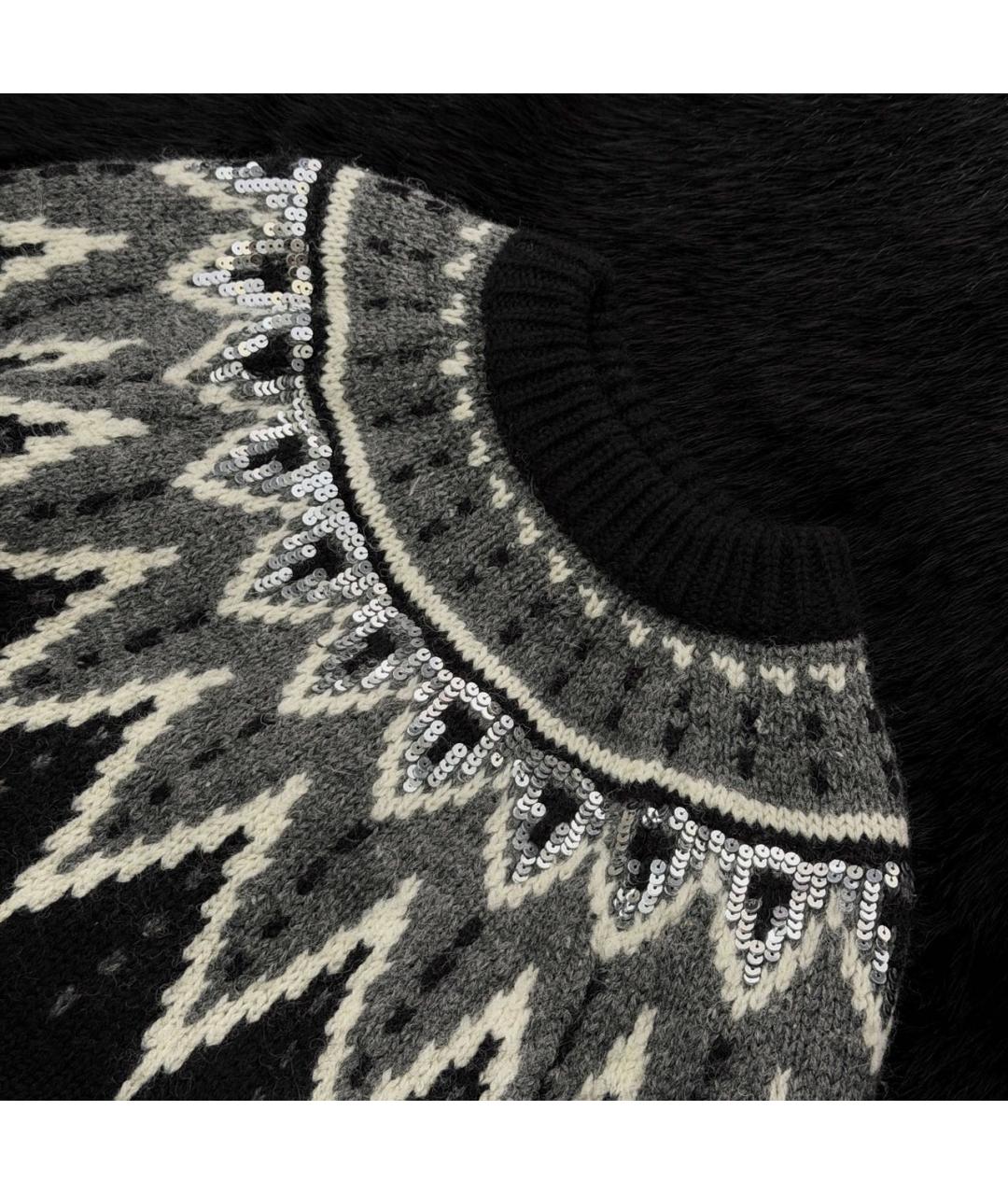 SAINT LAURENT Мульти шерстяной джемпер / свитер, фото 6